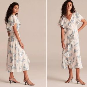Rebecca Taylor blue midi dress